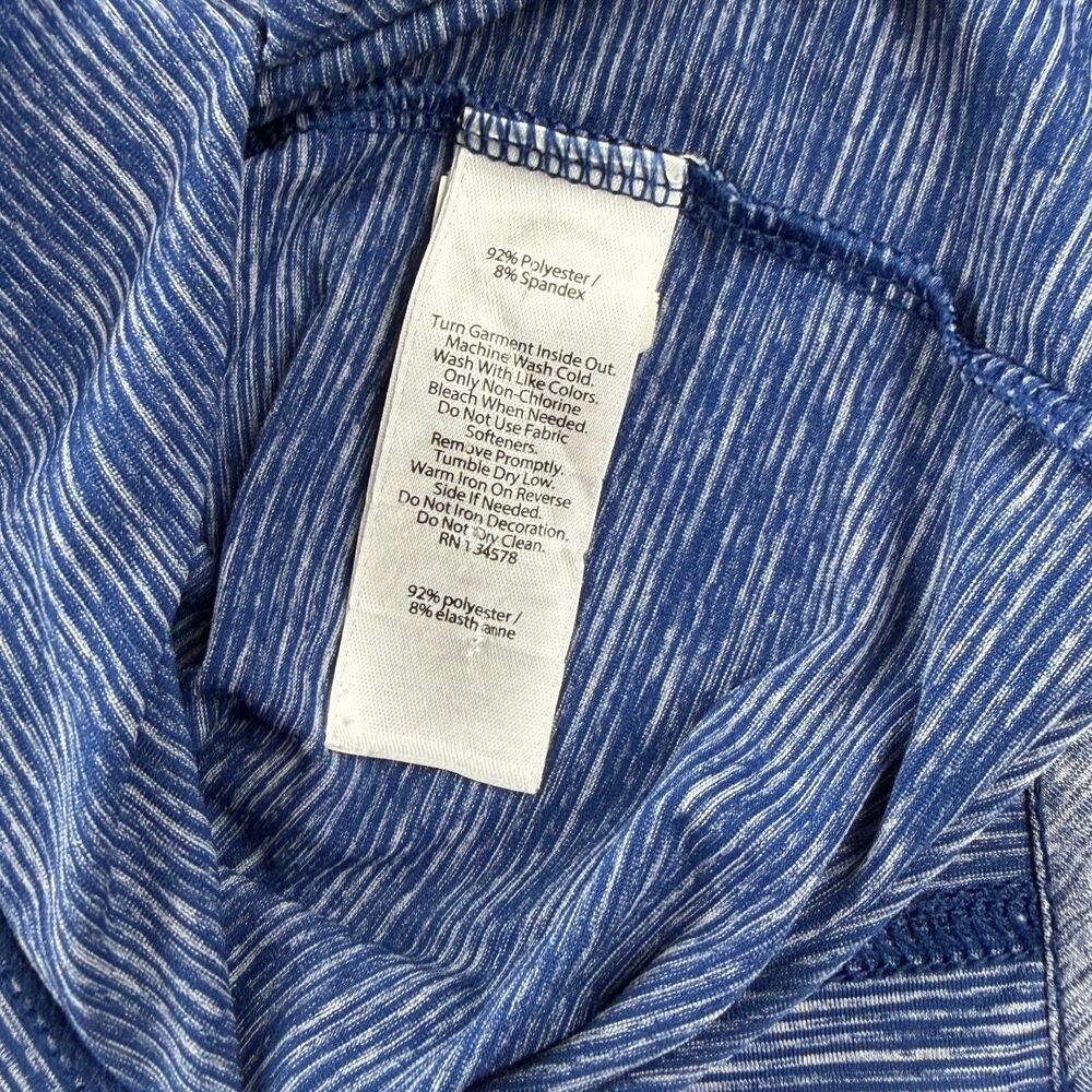Vineyard Vines Blue Stripe Polo Shirt Mens Large - Picture 7 of 11